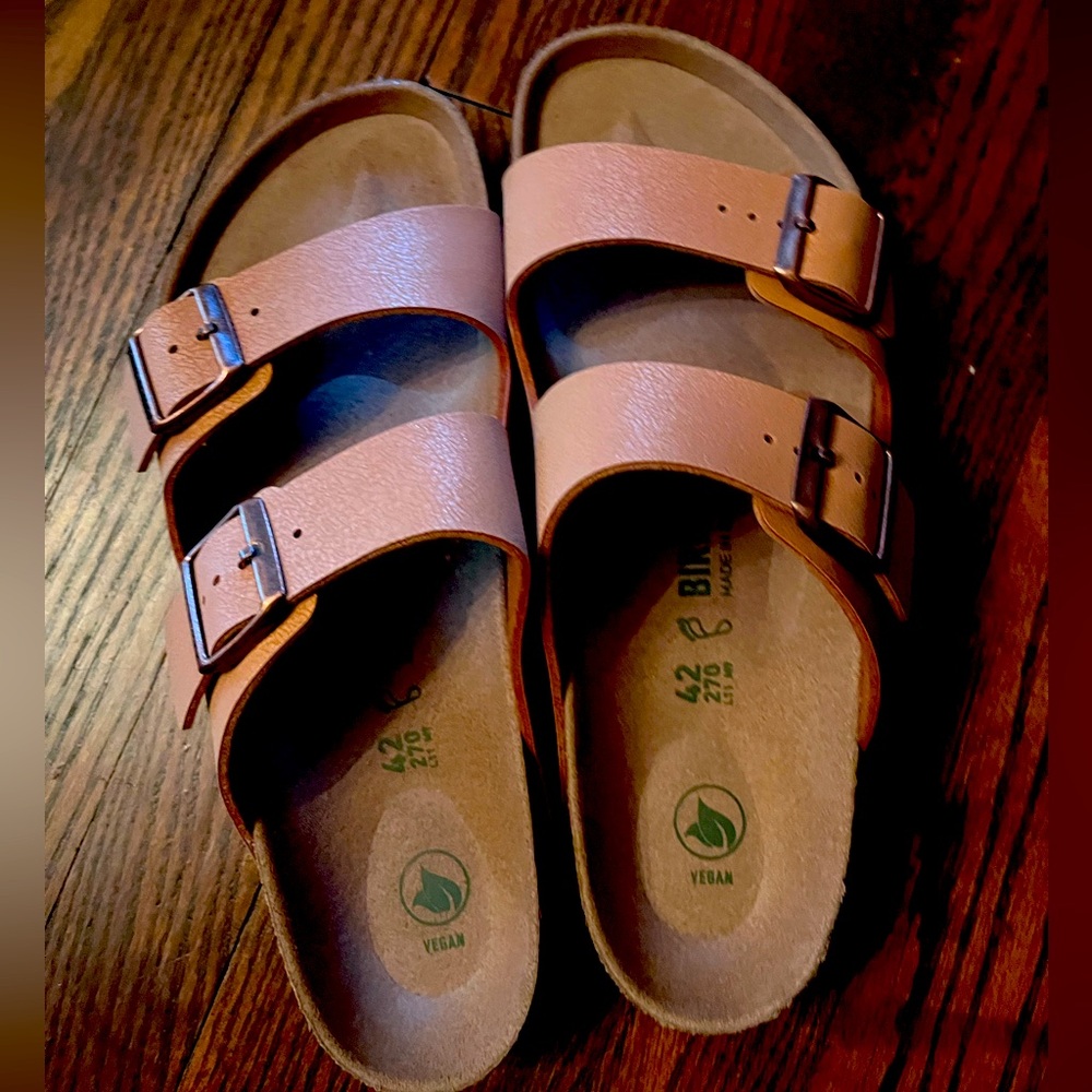 Tan Birkenstocks